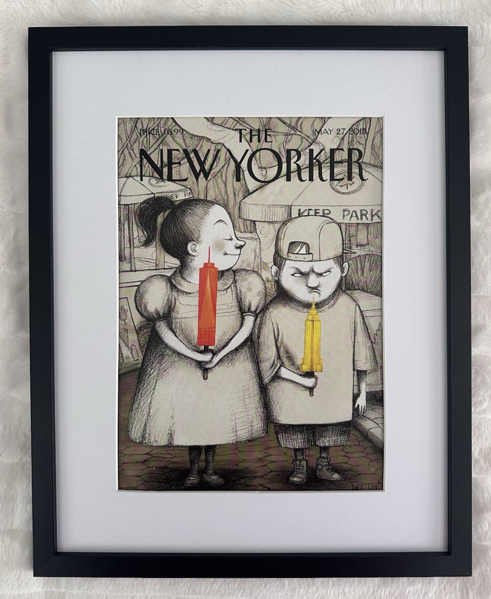 Framed The New Yorker May 27 2013 Defiance by Ana Juan